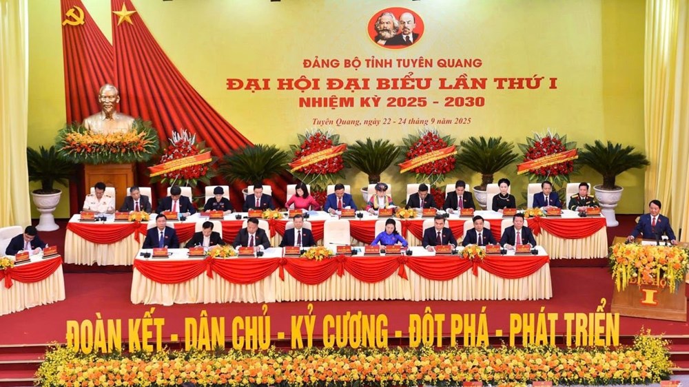 Đại hội Đảng bộ tỉnh Tuyên Quang lần thứ I, nhiệm kỳ 2025 - 2030 - ảnh 1