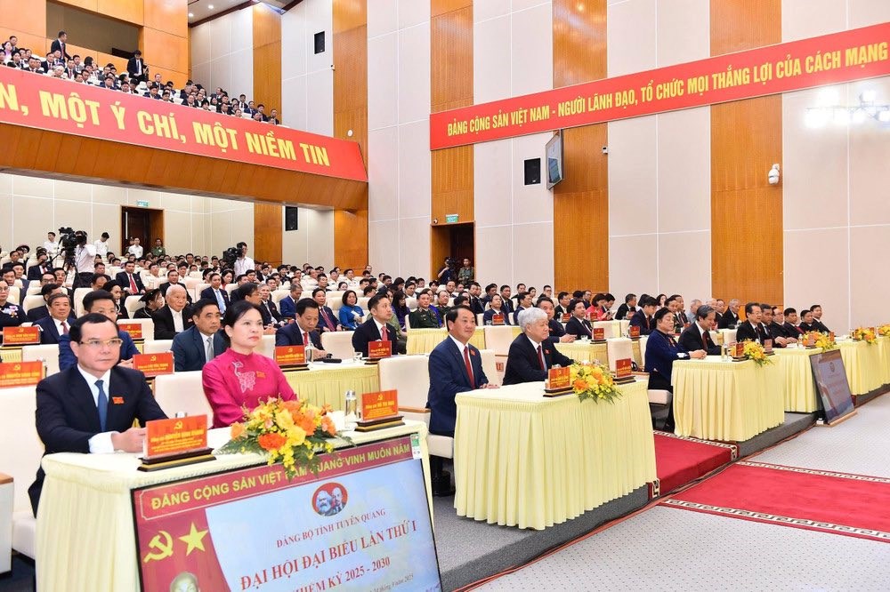 Đại hội Đảng bộ tỉnh Tuyên Quang lần thứ I, nhiệm kỳ 2025 - 2030 - ảnh 4