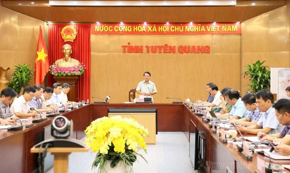 Tuyên Quang: Tập trung phòng chống mưa lũ, giảm thiểu tối đa thiệt hại về người và tài sản - ảnh 1