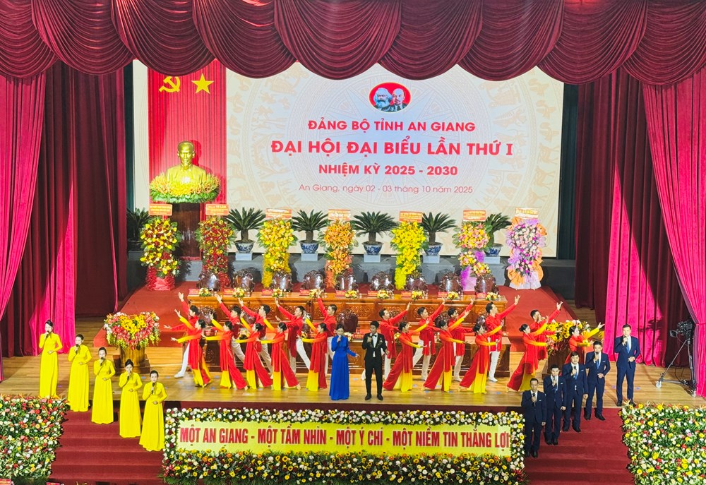 Khai mạc Đại hội đại biểu Đảng bộ tỉnh An Giang  - ảnh 1