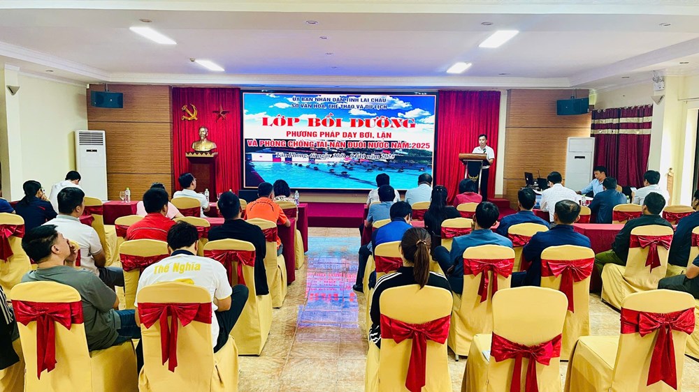 Lai Châu nâng cao kỹ năng bơi, lặn và phòng chống tai nạn đuối nước - ảnh 1