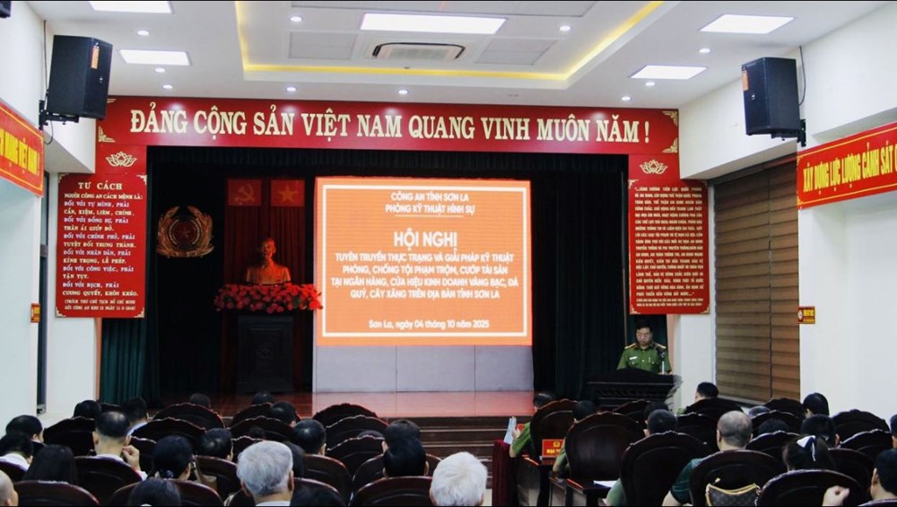 Phòng, chống tội phạm trộm, cướp tài sản tại ngân hàng, tiệm vàng, cây xăng - ảnh 1