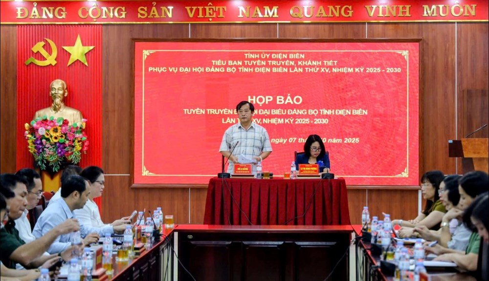 Đại hội đại biểu Đảng bộ tỉnh Điện Biên lần thứ XV diễn ra từ ngày 14-16.10 - ảnh 1