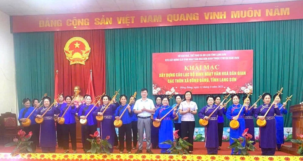 Xây dựng CLB sinh hoạt văn hoá dân gian dân tộc Tày, Nùng gắn với phát triển du lịch - ảnh 1