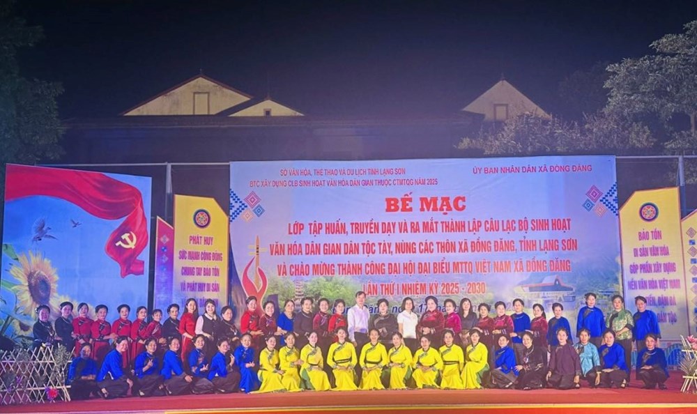 Xây dựng CLB sinh hoạt văn hoá dân gian dân tộc Tày, Nùng gắn với phát triển du lịch - ảnh 3