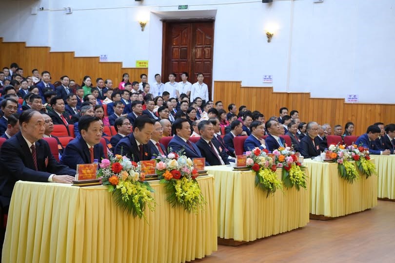 Khai mạc Đại hội đại biểu Đảng bộ tỉnh Điện Biên lần thứ XV, nhiệm kỳ 2025 - 2030 - ảnh 2