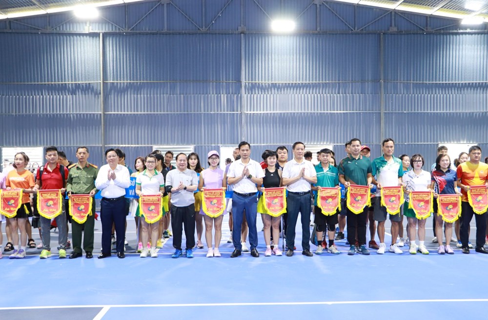 Hơn 250 VĐV tham gia Giải vô địch Pickleball tỉnh Lai Châu lần thứ I - ảnh 1