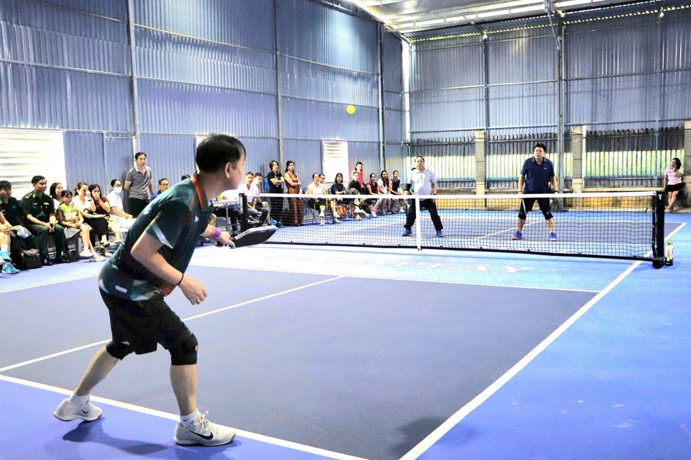 Hơn 250 VĐV tham gia Giải vô địch Pickleball tỉnh Lai Châu lần thứ I - ảnh 2