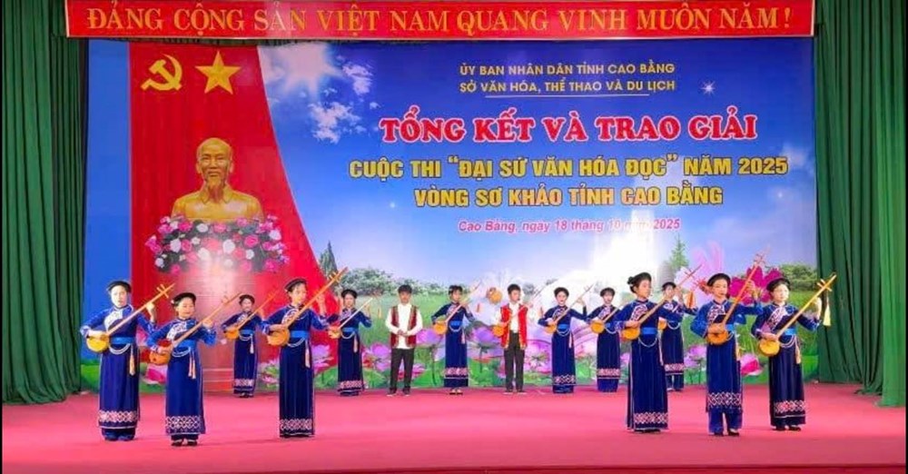 37 tác phẩm đoạt giải Cuộc thi Đại sứ Văn hóa đọc tỉnh Cao Bằng 2025 - ảnh 1