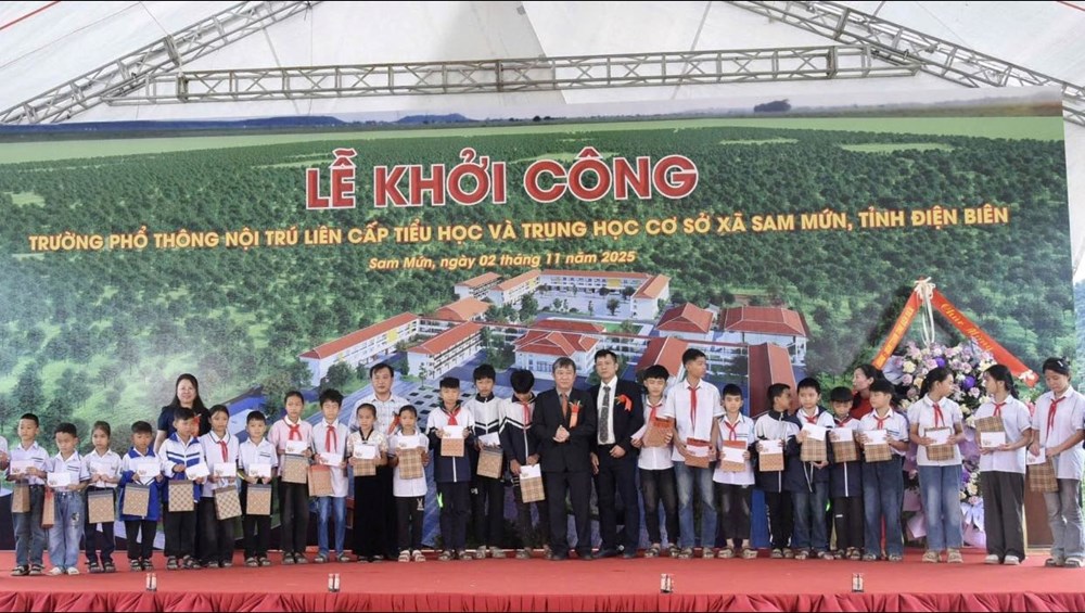 Điện Biên khởi công 2 trường nội trú liên cấp tại các xã vùng biên giới - ảnh 3