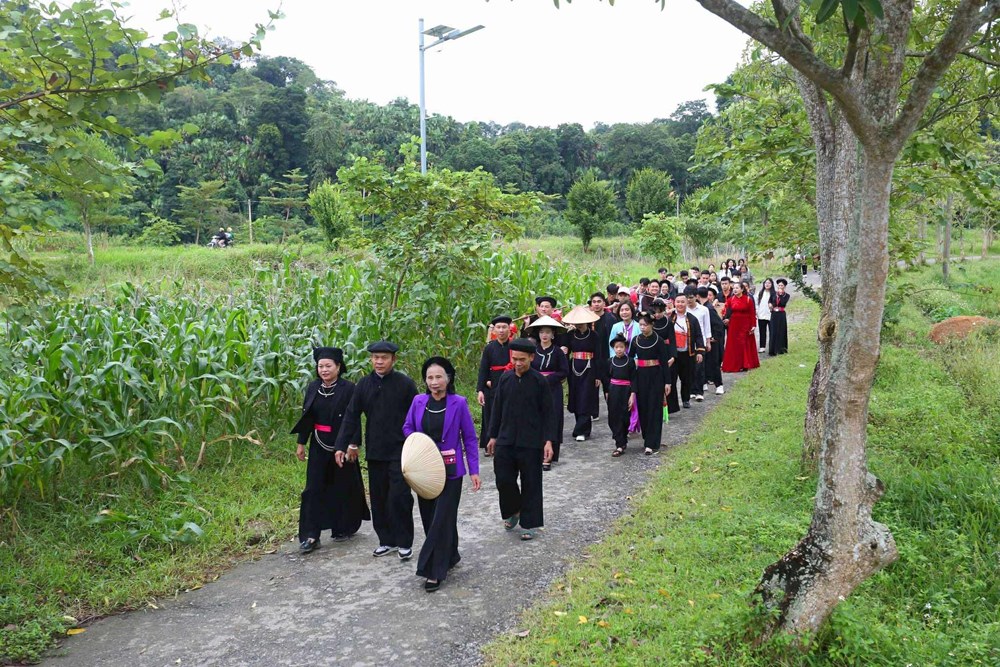 Độc đáo “Đám cưới người Tày” trên quê hương cách mạng Tân Trào - ảnh 9