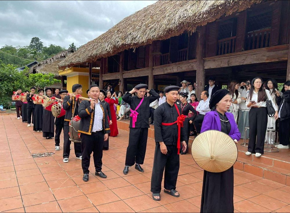 Độc đáo “Đám cưới người Tày” trên quê hương cách mạng Tân Trào - ảnh 5