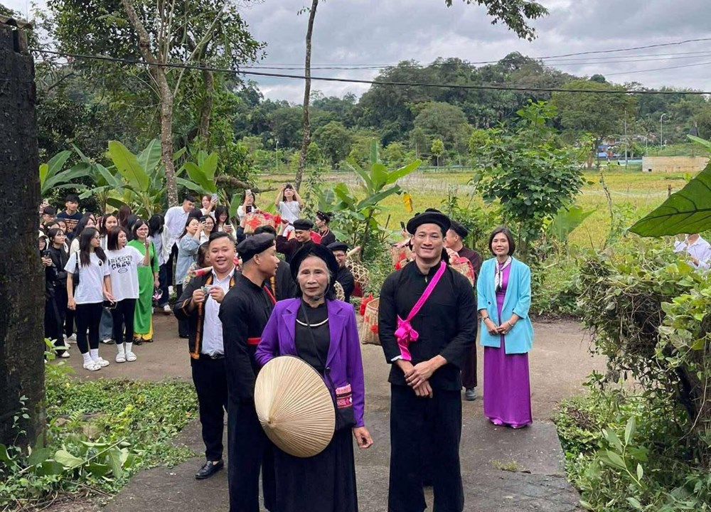 Độc đáo “Đám cưới người Tày” trên quê hương cách mạng Tân Trào - ảnh 1