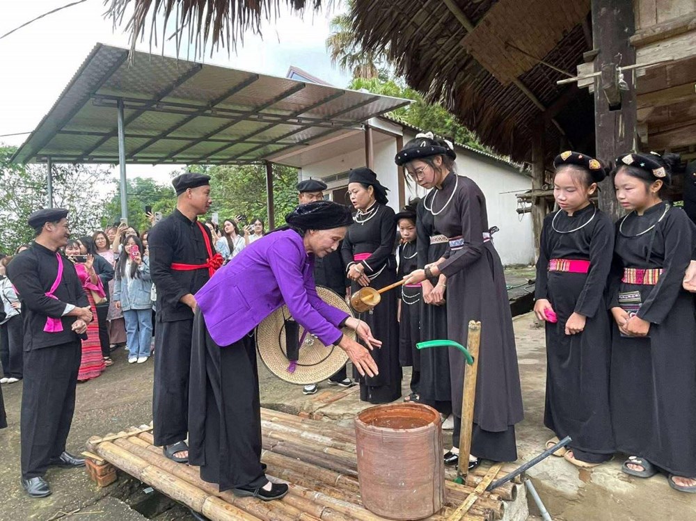 Độc đáo “Đám cưới người Tày” trên quê hương cách mạng Tân Trào - ảnh 3
