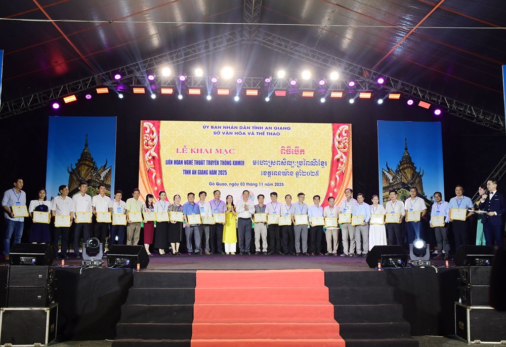 26 đội tham gia Liên hoan Nghệ thuật truyền thống Khmer tỉnh An Giang  - ảnh 1