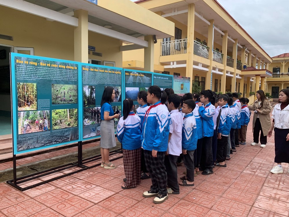 Khơi dậy tình yêu thiên nhiên, văn hóa truyền thống đến các em học sinh - ảnh 1