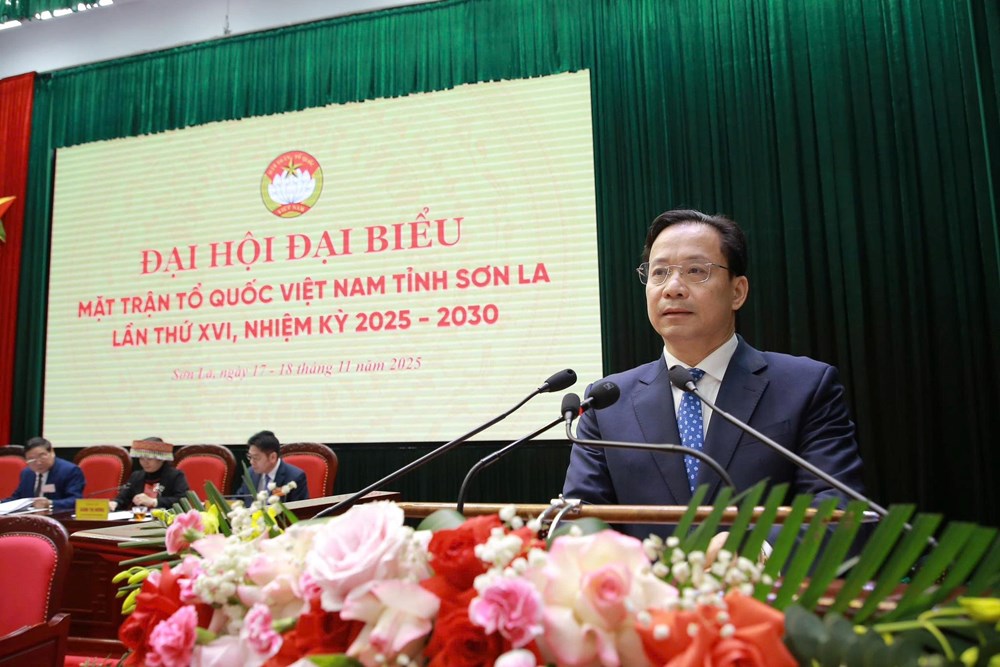 Đại hội đại biểu MTTQ Việt Nam tỉnh Sơn La lần thứ XVI, nhiệm kỳ 2025-2030 - ảnh 5