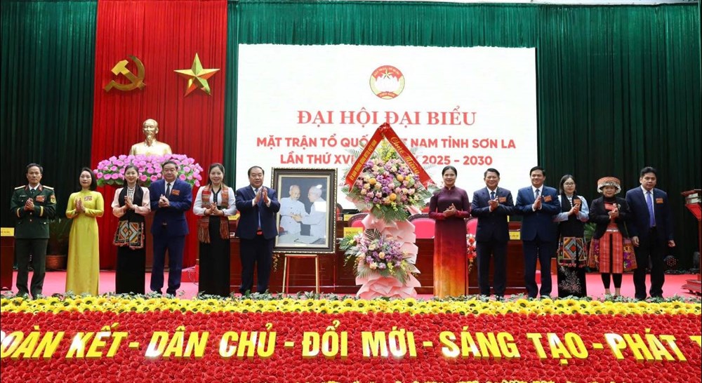 Đại hội đại biểu MTTQ Việt Nam tỉnh Sơn La lần thứ XVI, nhiệm kỳ 2025-2030 - ảnh 4