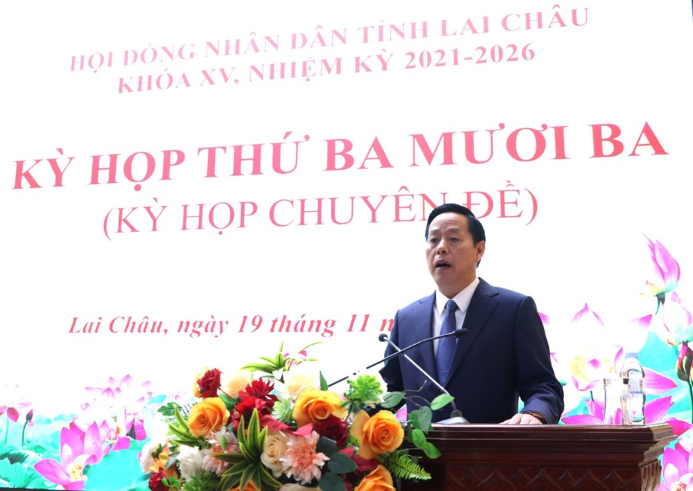 Ông Hà Quang Trung được bầu giữ chức Chủ tịch UBND tỉnh Lai Châu - ảnh 1