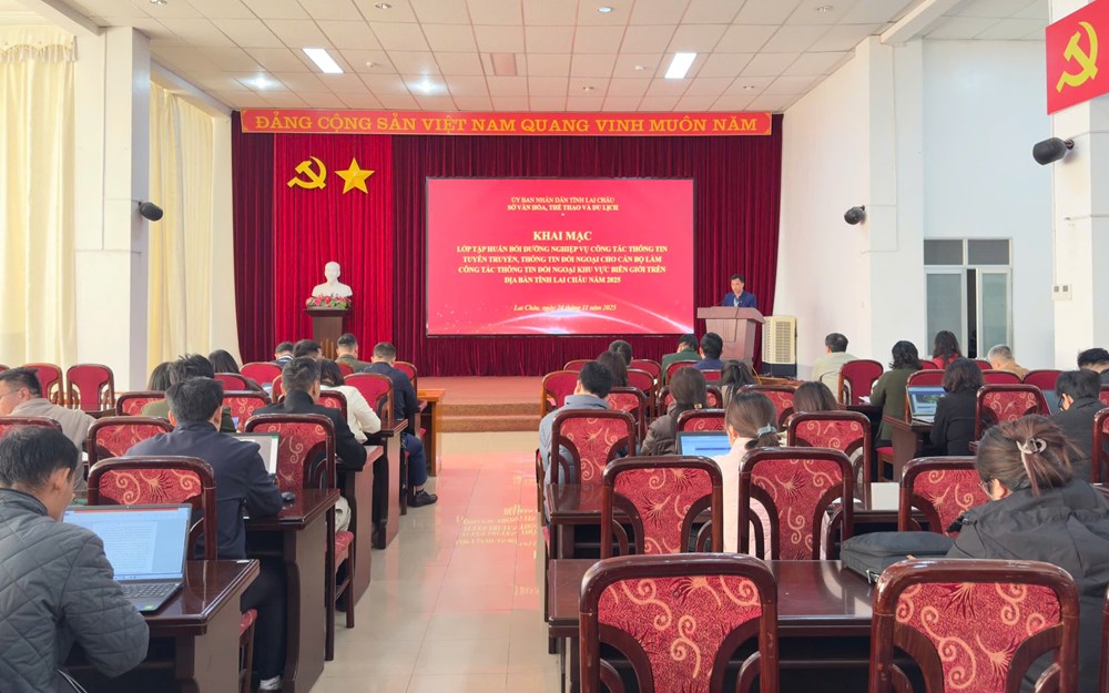 Lai Châu: Nâng cao nghiệp vụ thông tin tuyên truyền, thông tin đối ngoại khu vực biên giới  - ảnh 1