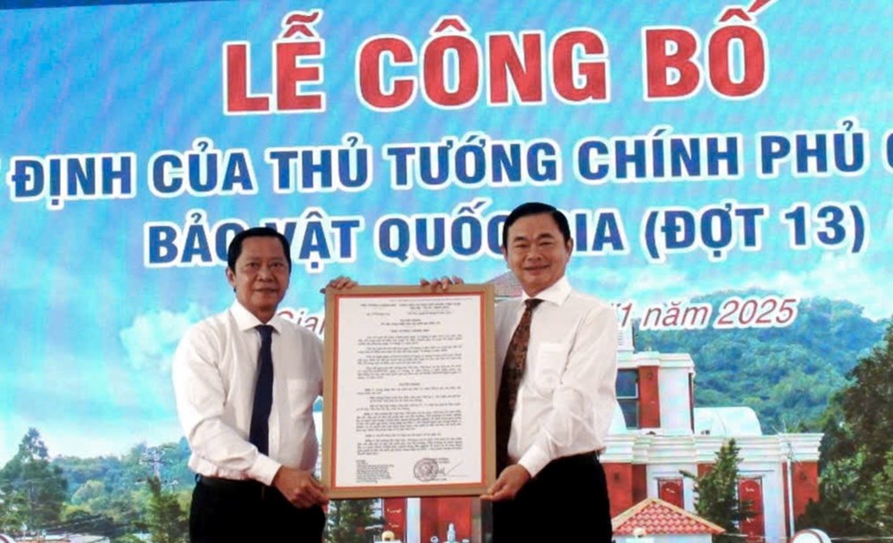 Công nhận hai Bảo vật quốc gia và xác lập kỷ lục Việt Nam về văn hóa Óc Eo tại An Giang - ảnh 1