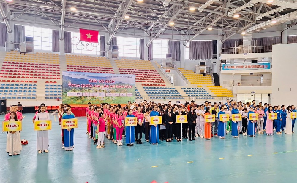 Khai mạc Giải Vô địch Yoga quốc gia lần VII năm 2025 - ảnh 1