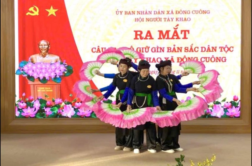 Ra mắt CLB giữ gìn bản sắc dân tộc người Tày Khao ở Đông Cuông - ảnh 3