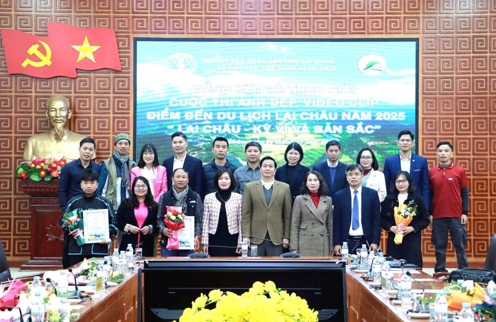 34 tác phẩm đoạt giải Cuộc thi ảnh đẹp, video clip điểm đến du lịch Lai Châu 2025 - ảnh 1