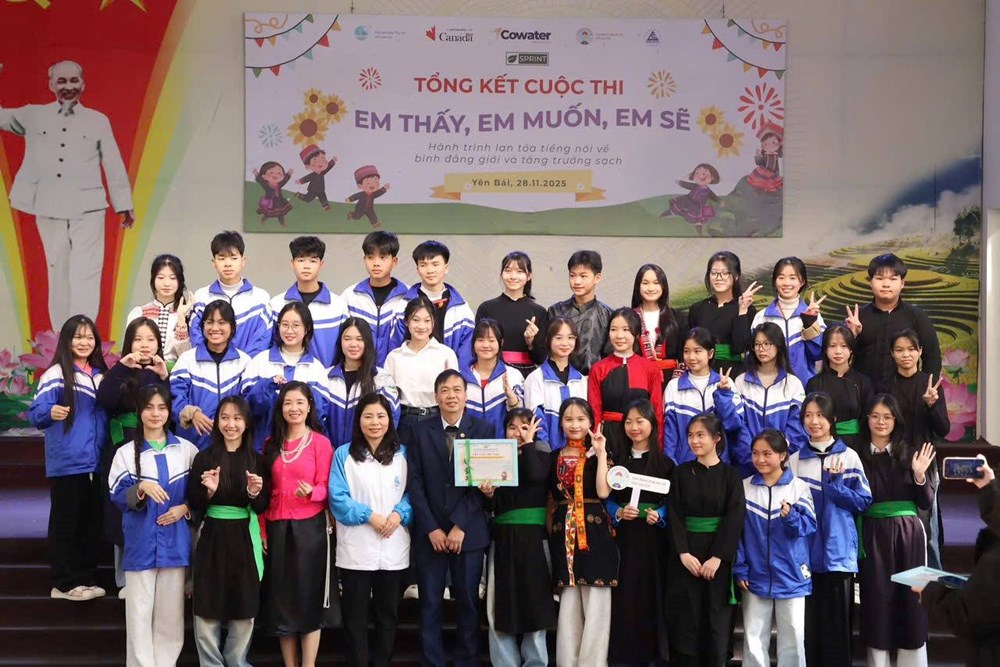  Học sinh Lào Cai lan tỏa tiếng nói bình đằng giới và tăng trường sạch  - ảnh 1