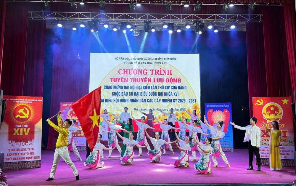 Đẩy mạnh tuyên truyền chào mừng Đại hội đại biểu toàn quốc lần thứ XIV của Đảng, bầu cử ĐBQH khóa XVI và HĐND các cấp - ảnh 1
