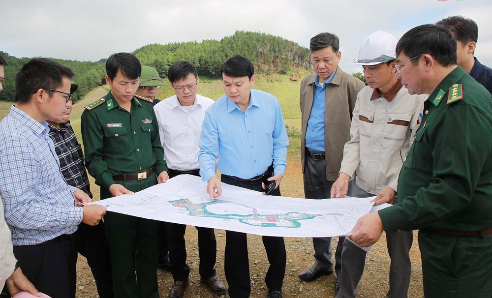 Đẩy nhanh tiến độ xây dựng trạm kiểm soát Cửa khẩu quốc tế Lóng Sập - ảnh 1