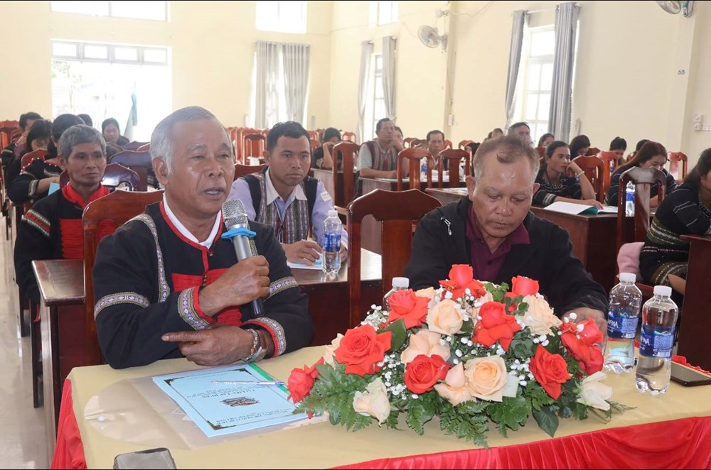 Gìn giữ di sản văn hóa phi vật thể dân tộc M'Nông để phát triển du lịch - ảnh 2