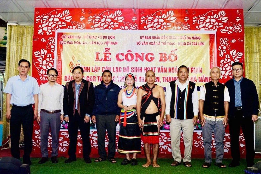 Xây dựng CLB Sinh hoạt văn hóa dân gian dân tộc Cor tại xã Trà Liên - ảnh 2