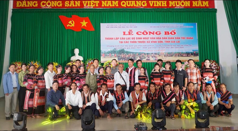 Xây dựng CLB Sinh hoạt văn hóa dân gian dân tộc Ba Na tại xã Vĩnh Sơn - ảnh 1