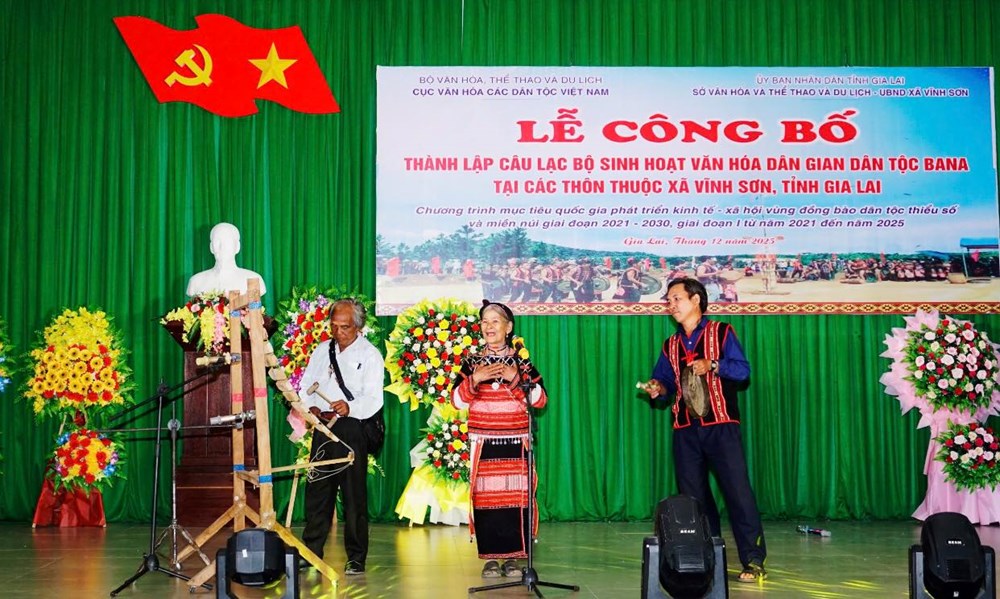 Xây dựng CLB Sinh hoạt văn hóa dân gian dân tộc Ba Na tại xã Vĩnh Sơn - ảnh 2