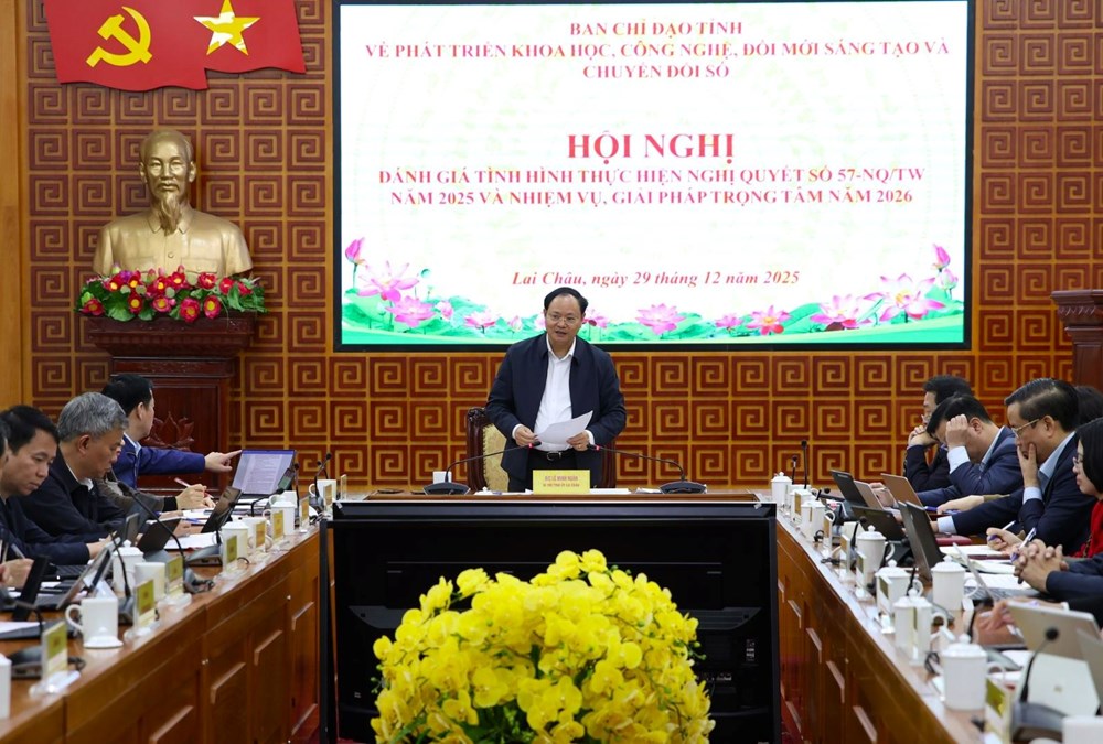Lai Châu đẩy mạnh đầu tư trọng tâm, trọng điểm cho hạ tầng số và dữ liệu số - ảnh 1