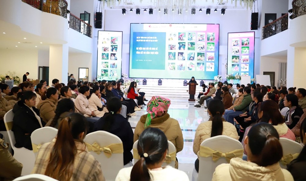 Nâng cao vị thế kinh tế của phụ nữ dân tộc thiểu số tại Lai Châu - ảnh 1