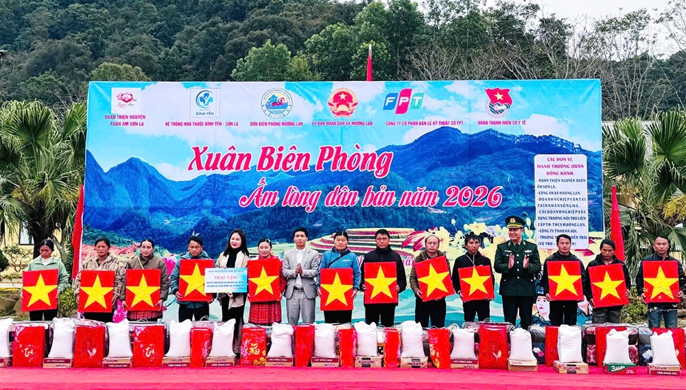 Để đồng bào xã biên giới Mường Lạn đón Tết đầm ấm, vui tươi - ảnh 1