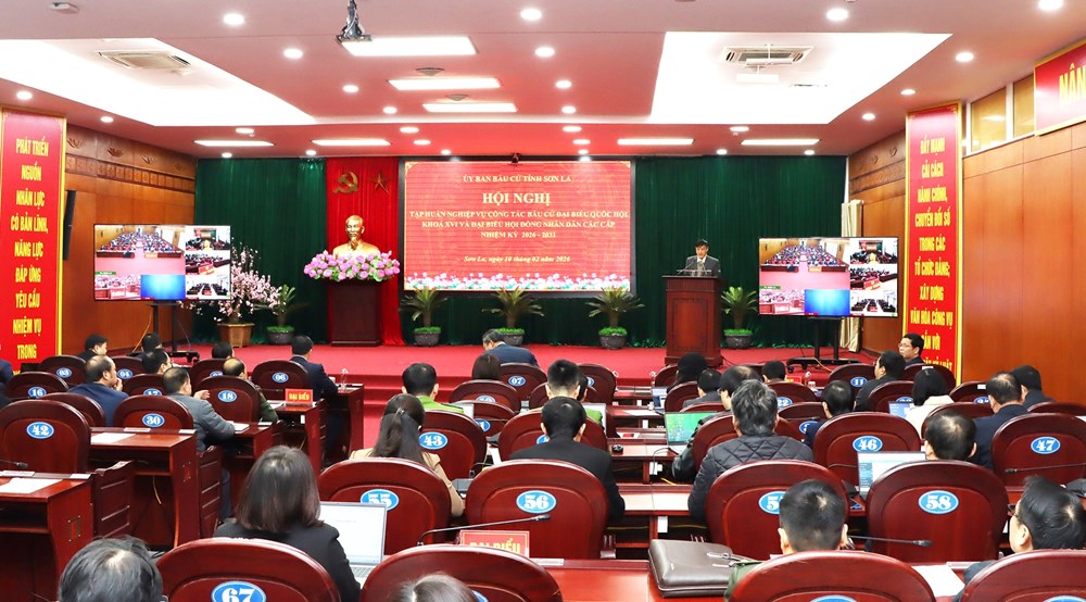 Sơn La: Tập huấn công tác bầu cử đại biểu Quốc hội khóa XVI và HĐND các cấp - ảnh 1