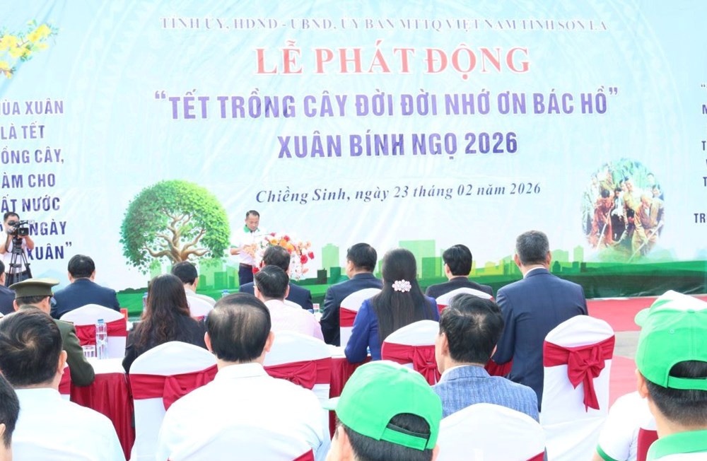 Sơn La phát động “Tết trồng cây đời đời nhớ ơn Bác Hồ” - ảnh 1