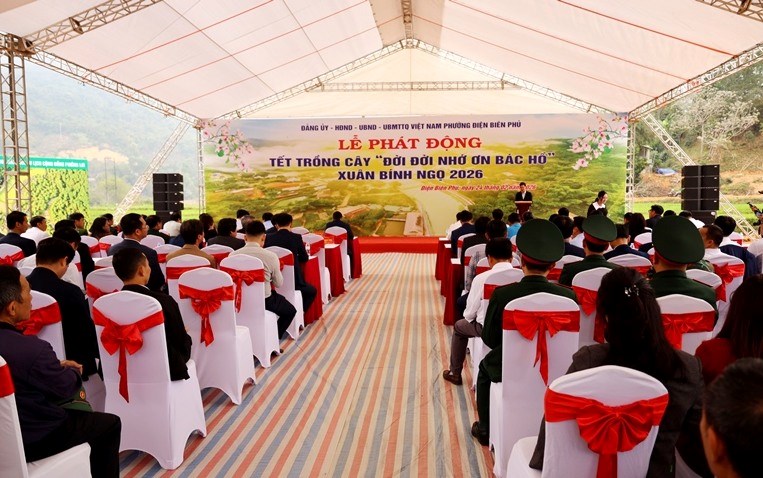 Điện Biên phát động “Tết trồng cây đời đời nhớ ơn Bác Hồ” - ảnh 1