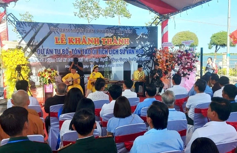 An Giang tu bổ, tôn tạo Nhà lưu niệm thi sĩ Đông Hồ và Mộng Tuyết - phục dựng Trí Đức học xá - ảnh 1