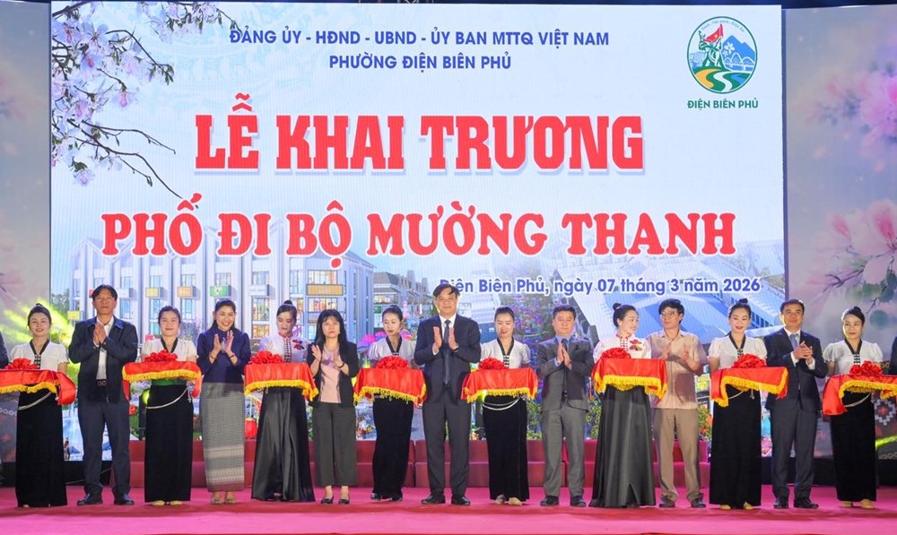 Phố đi bộ Mường Thanh - điểm đến hấp dẫn của du lịch Điện Biên - ảnh 1