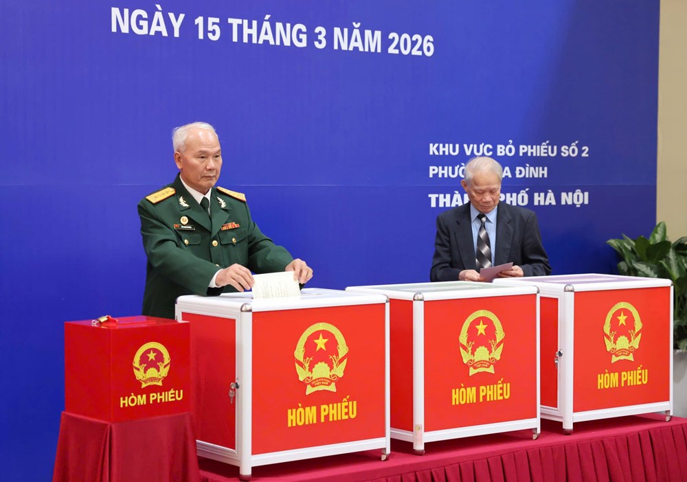 Hà Nội vận hành thử quy trình bầu cử tại phường Ba Đình - ảnh 12