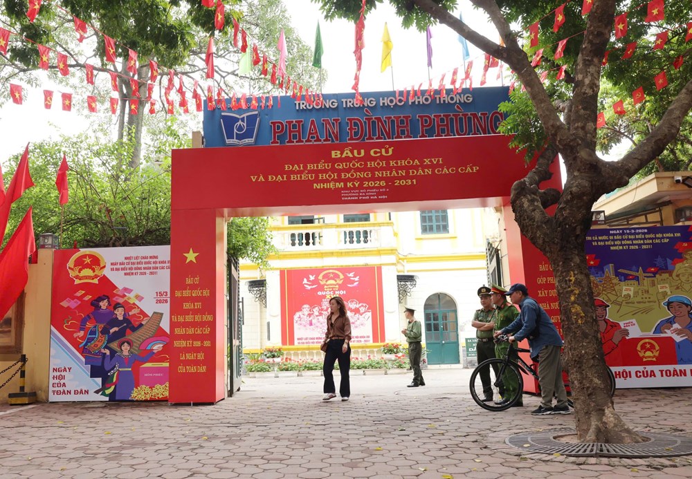 Hà Nội vận hành thử quy trình bầu cử tại phường Ba Đình - ảnh 1