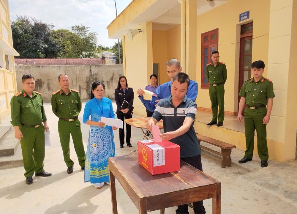 17 người bị tạm giữ, tạm giam thực hiện quyền bầu cử - ảnh 2