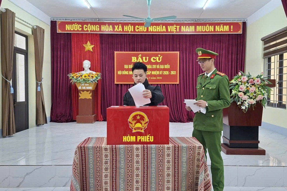 Cử tri xã biên giới Mèo Vạc tham gia bỏ phiếu đạt 99,03% - ảnh 5