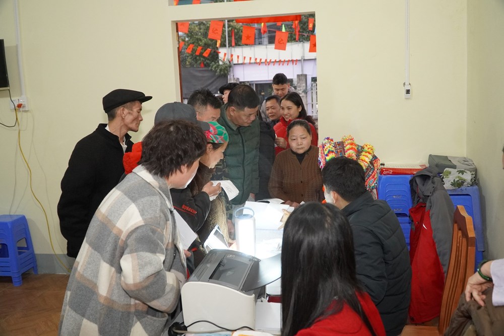 Cử tri xã biên giới Mèo Vạc tham gia bỏ phiếu đạt 99,03% - ảnh 2