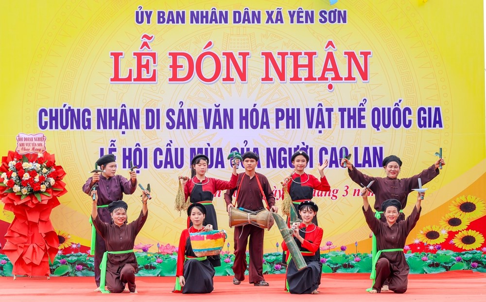 Lễ hội Cầu mùa của người Cao Lan đón nhận danh hiệu Di sản văn hóa phi vật thể quốc gia  - ảnh 3