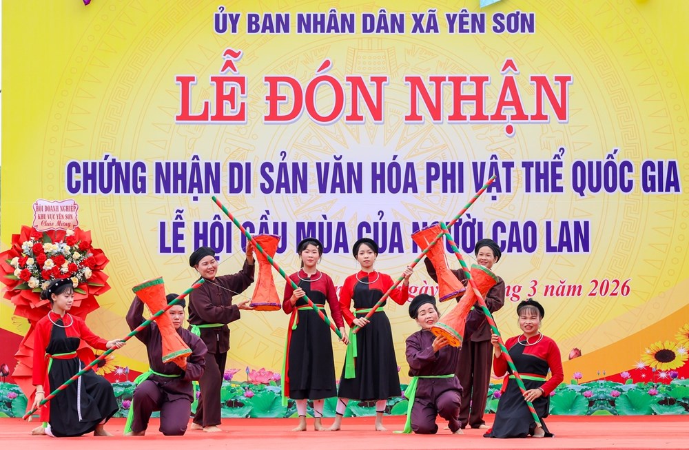 Lễ hội Cầu mùa của người Cao Lan đón nhận danh hiệu Di sản văn hóa phi vật thể quốc gia  - ảnh 4